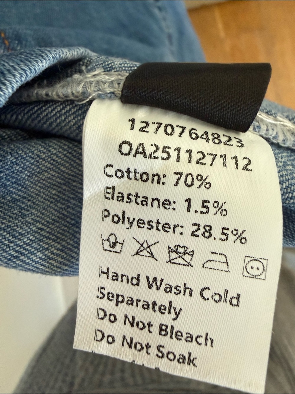 NWT Commense Cotton Denim Midi Halter Button Down Dress - Picture 8 of 8